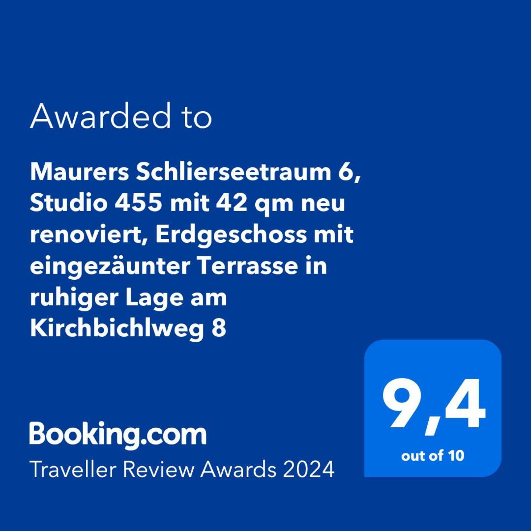 Maurers Schlierseetraum 6, Studio 455 Mit 42 Qm Neu Renoviert, Erdgeschoss Mit Eingezaeunter Terrasse In Ruhiger Lage Am Kirchbichlweg 8 Екстериор снимка